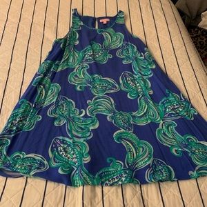 Blue Lilly Pulitzer Swing Dress
